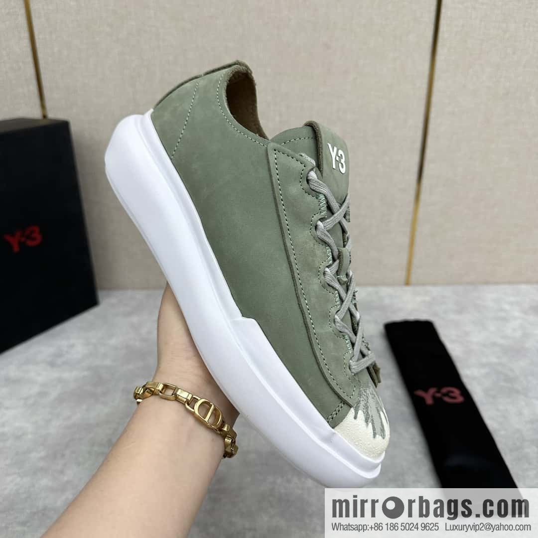 ππY-3 new products, casual shoes board shoes, old man Yamamoto-Yoji graffiti toe lace-up versatile style platform men's board shoes