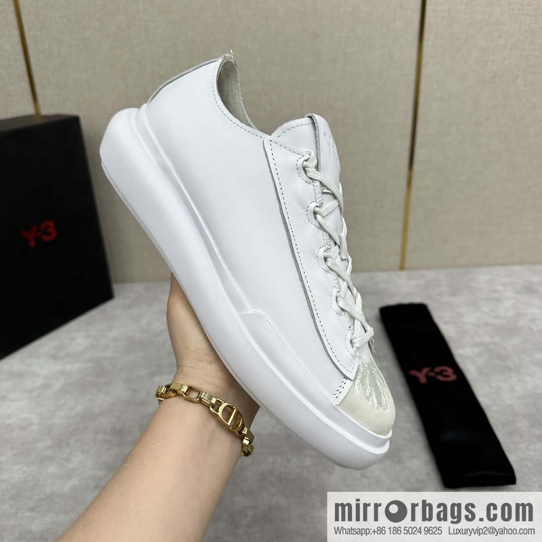 ππY-3 new products, casual shoes board shoes, old man Yamamoto-Yoji graffiti toe lace-up versatile style platform men's board shoes