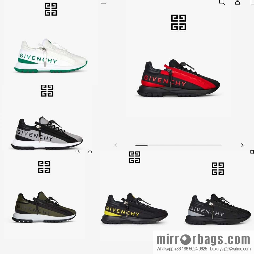 ππGVX New Givench * Jifan~ Xi SPECTRE Jogging Low Top Zipper Casual Shoes