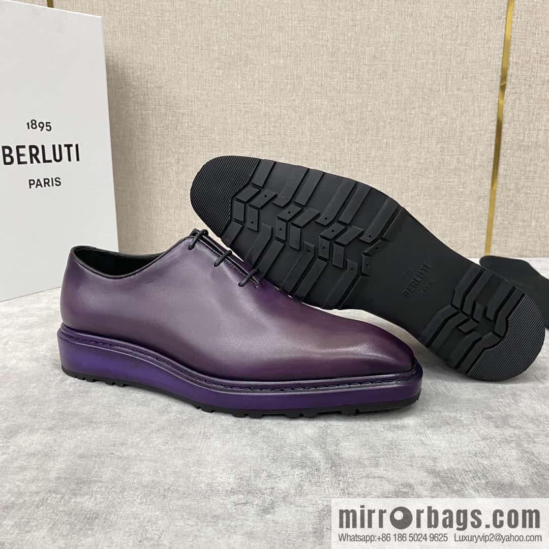 ππBERLUT ALTO Oxford shoes, men's dress π leather shoes