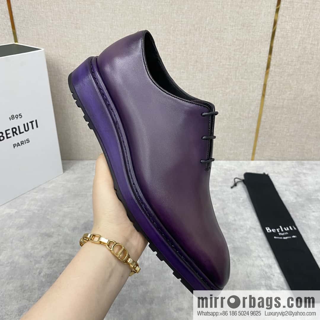 ππBERLUT ALTO Oxford shoes, men's dress π leather shoes