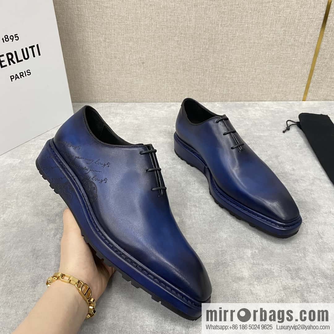 ๐๐BERLUT ALTO Oxford shoes, men's dress ๐ leather shoes
