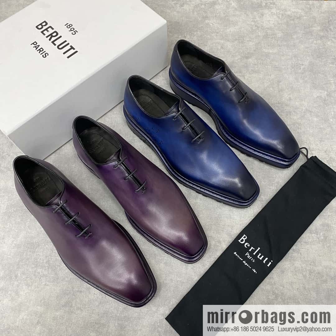 ππBERLUT ALTO Oxford shoes, men's dress π leather shoes