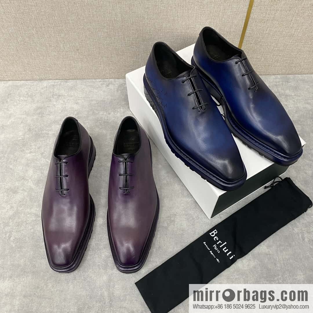 ππBERLUT ALTO Oxford shoes, men's dress π leather shoes