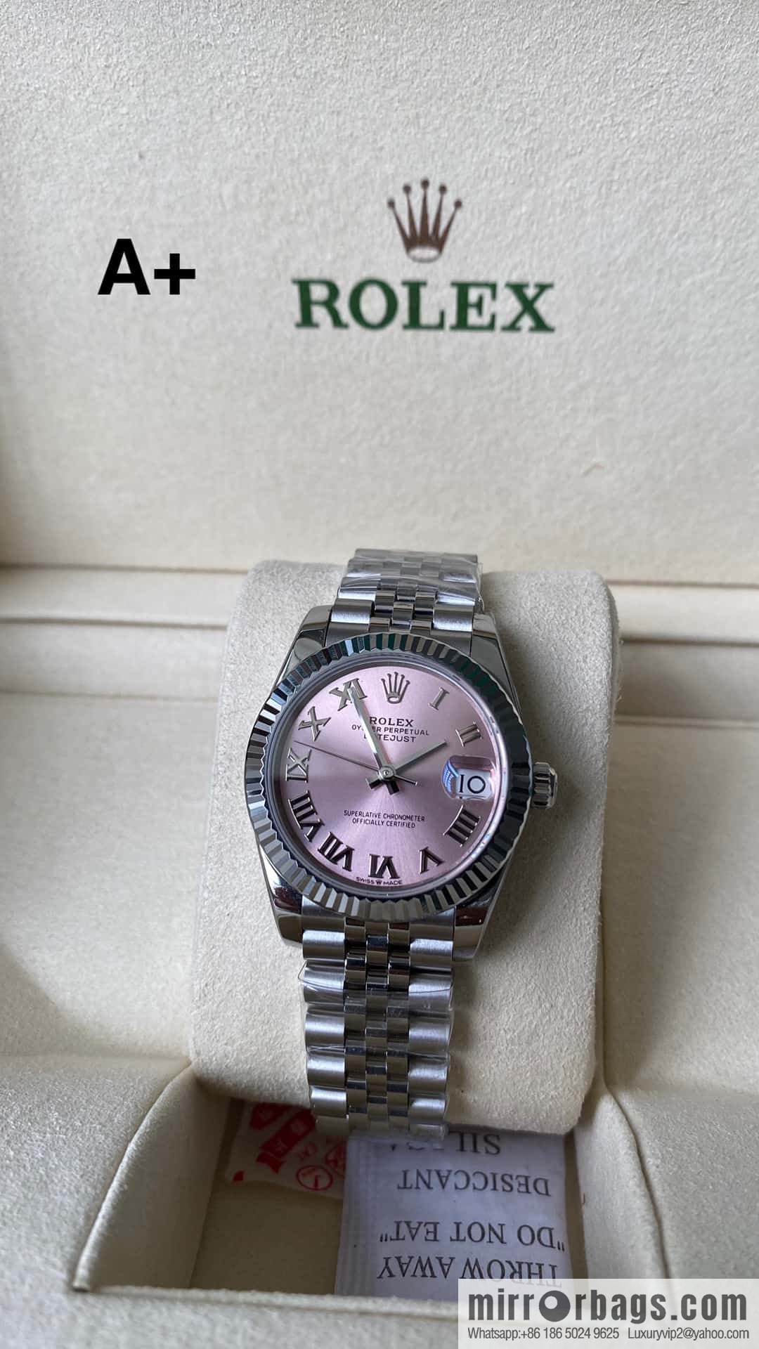 Factory New Rolex Rolex Women's Oyster Diary Watch 31mm