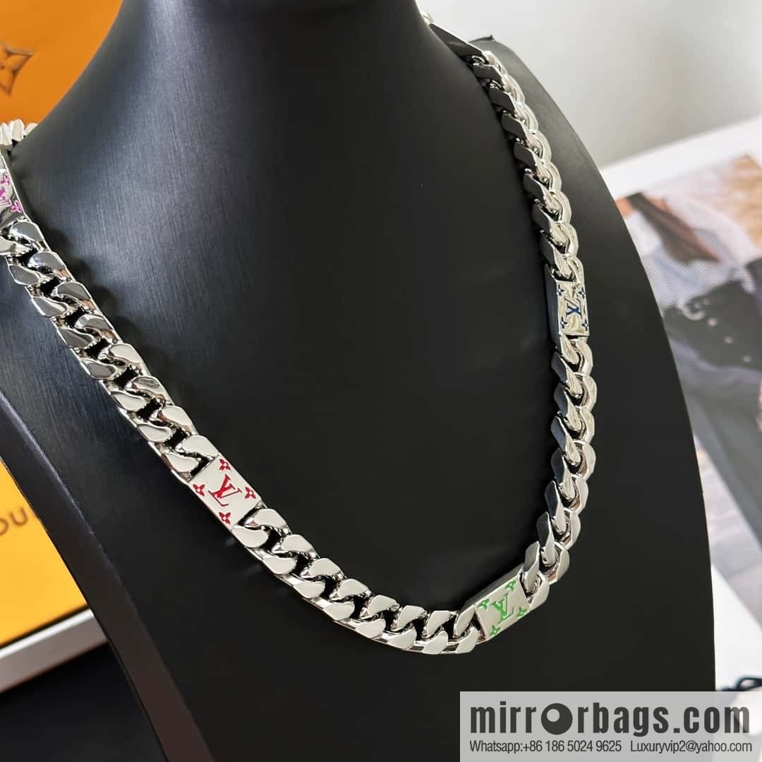 ❗️New ❗️ M01532 LV Louis Vuitton MOSAIC Necklace Bracelet