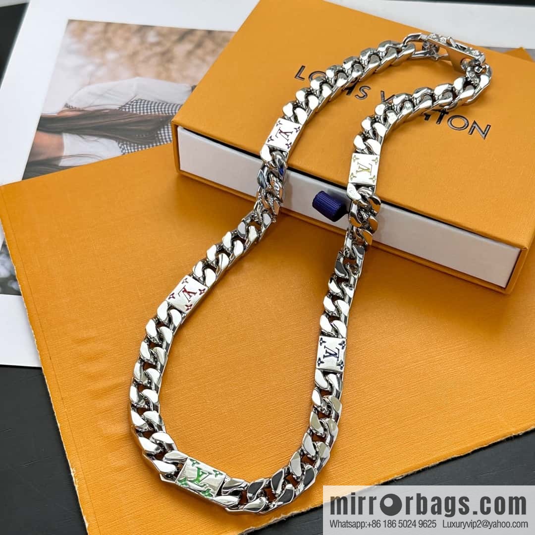 ❗️New ❗️ M01532 LV Louis Vuitton MOSAIC Necklace Bracelet