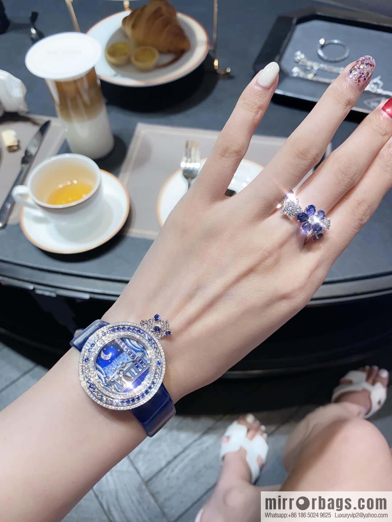 ❗️New ❗️ ☀️ Van Cleef & Arpels A Midsummer Night's Dream Folie des Pres Ring ☀️