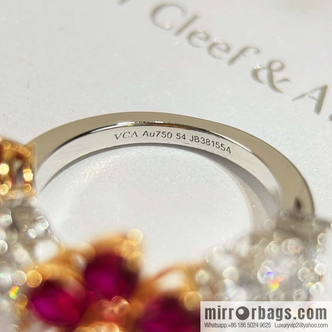 ❗️New ❗️ ☀️ Van Cleef & Arpels A Midsummer Night's Dream Folie des Pres Ring ☀️