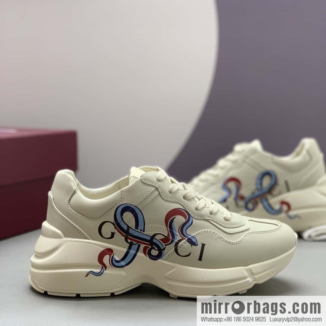 GUCCI 🔥 [New G Home High Version] Men's and Women's Retro Sneakers