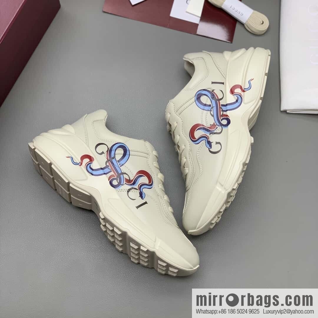 GUCCI 🔥 [New G Home High Version] Men's and Women's Retro Sneakers