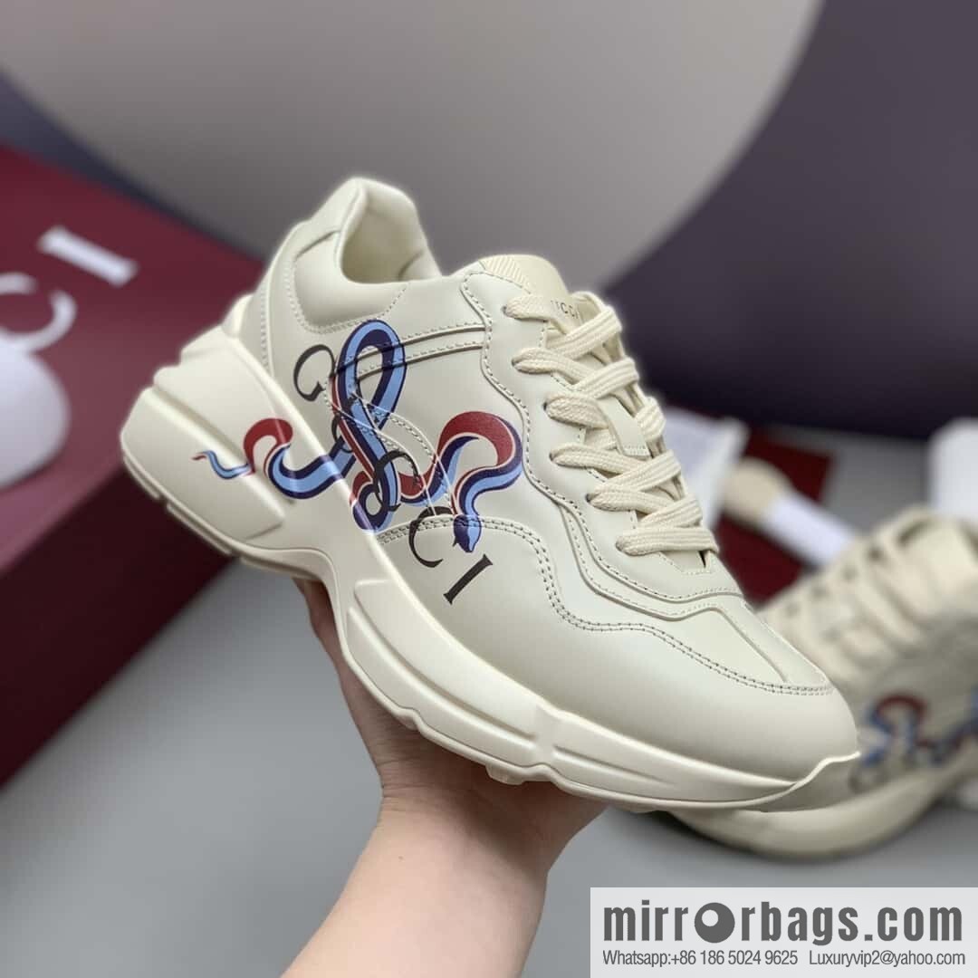 GUCCI 🔥 [New G Home High Version] Men's and Women's Retro Sneakers