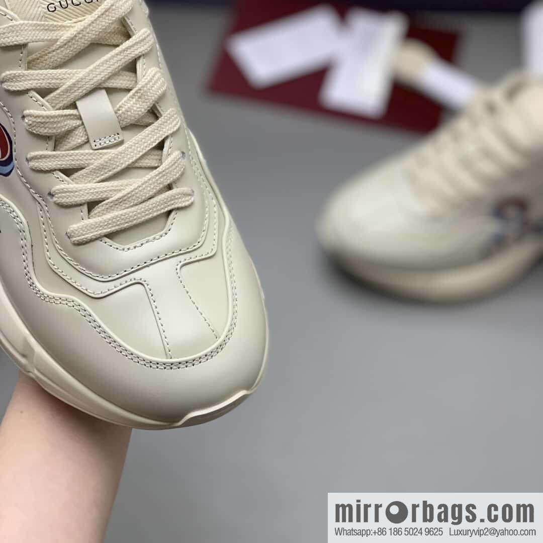 GUCCI 🔥 [New G Home High Version] Men's and Women's Retro Sneakers