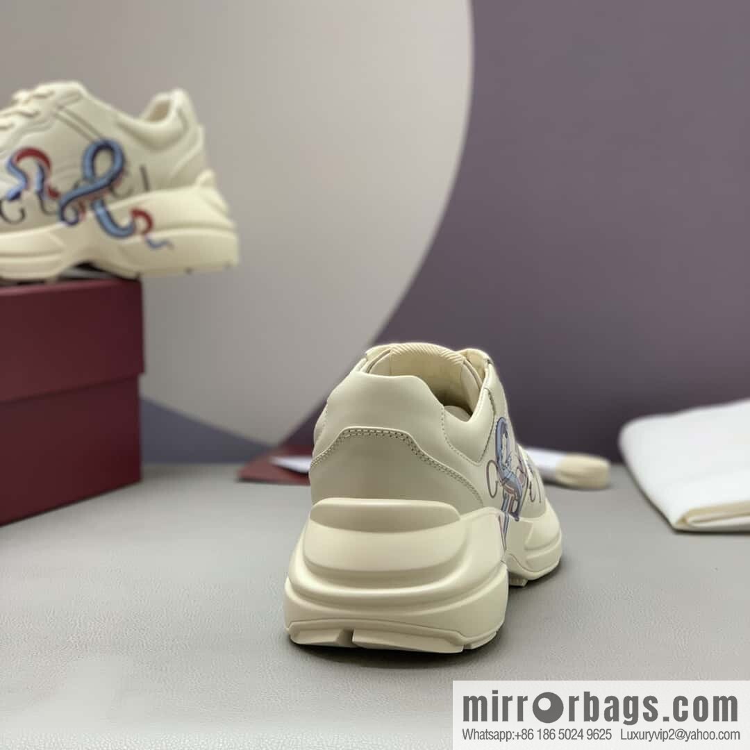 GUCCI 🔥 [New G Home High Version] Men's and Women's Retro Sneakers