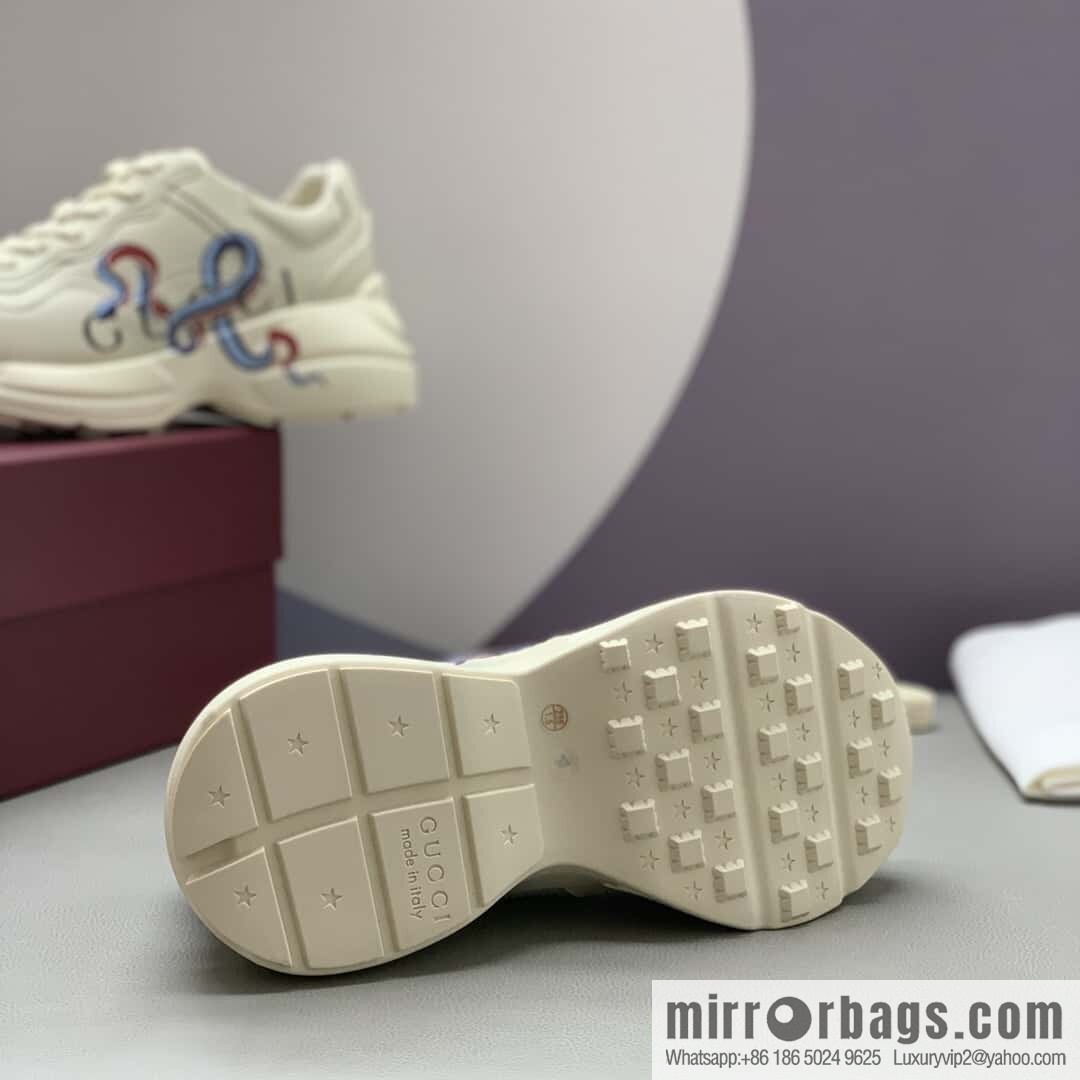 GUCCI 🔥 [New G Home High Version] Men's and Women's Retro Sneakers