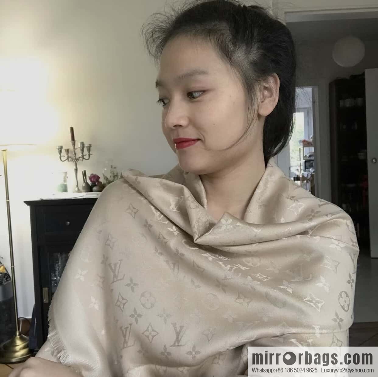 𝐋𝐨𝐮𝐢𝐬 𝐕𝐮𝐢𝐭𝐭𝐨ɴ•『 shine monogram scarf shawl M78144