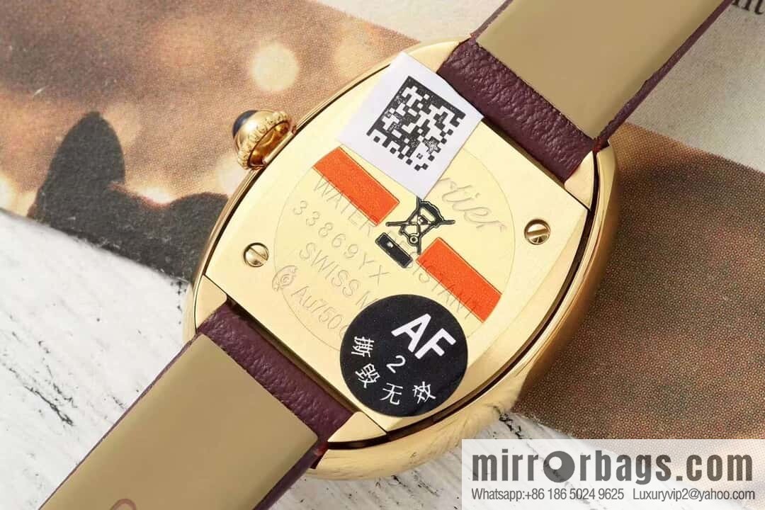 AF-Cartier Baignoire Bath Series Swiss Quartz Movement BAIGNOIRE DE CARTIER Watch