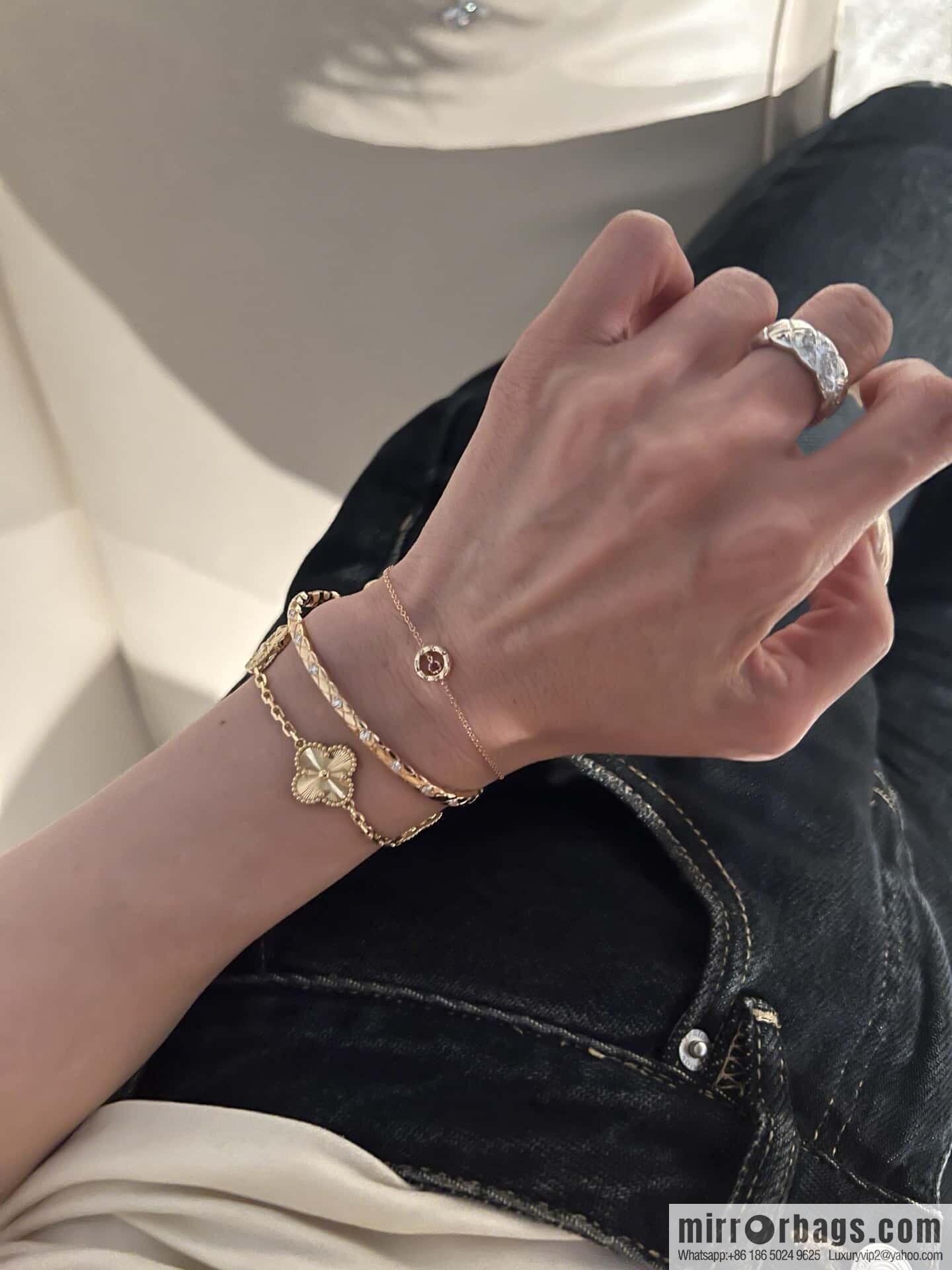 ❗️New ❗️ New ☑️ Chanel coco crush series red diamond diamond bracelet