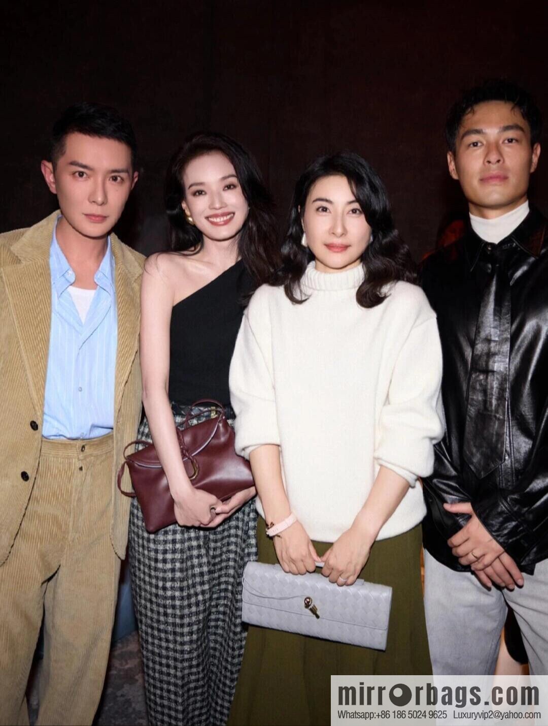 BV Andiamond Clutch 741511 Silver Grey