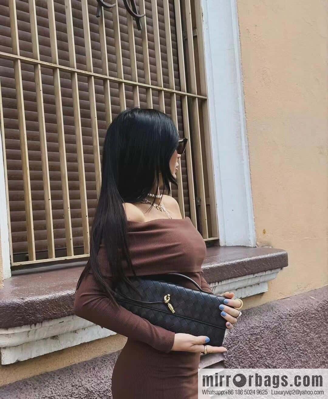 BV Andiamond clutch 741511 black