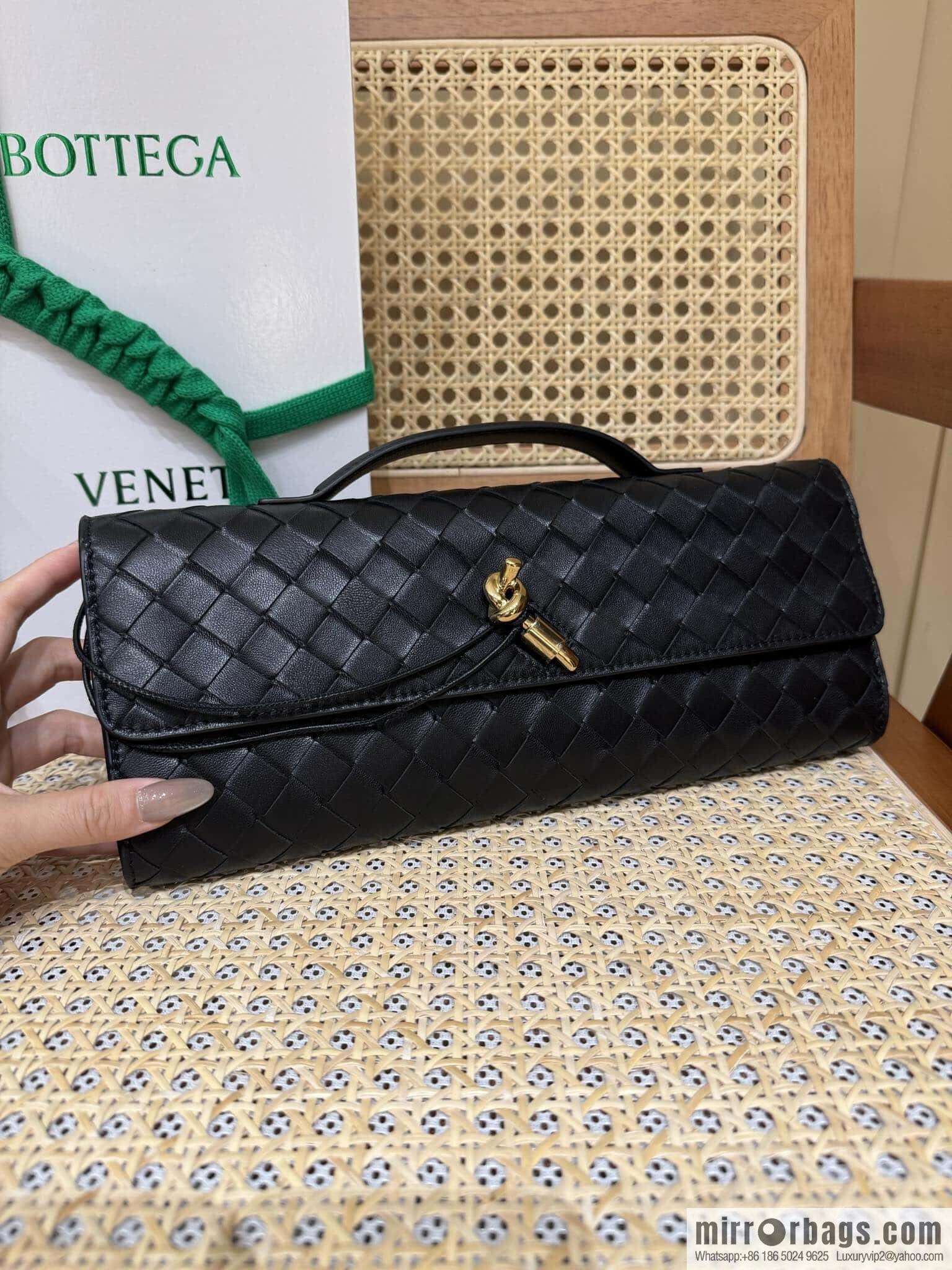 BV Andiamond clutch 741511 black