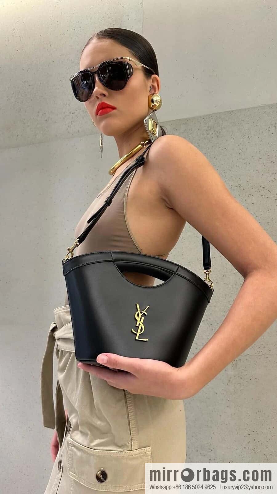 YSL new smooth leather mini tote bag 791069