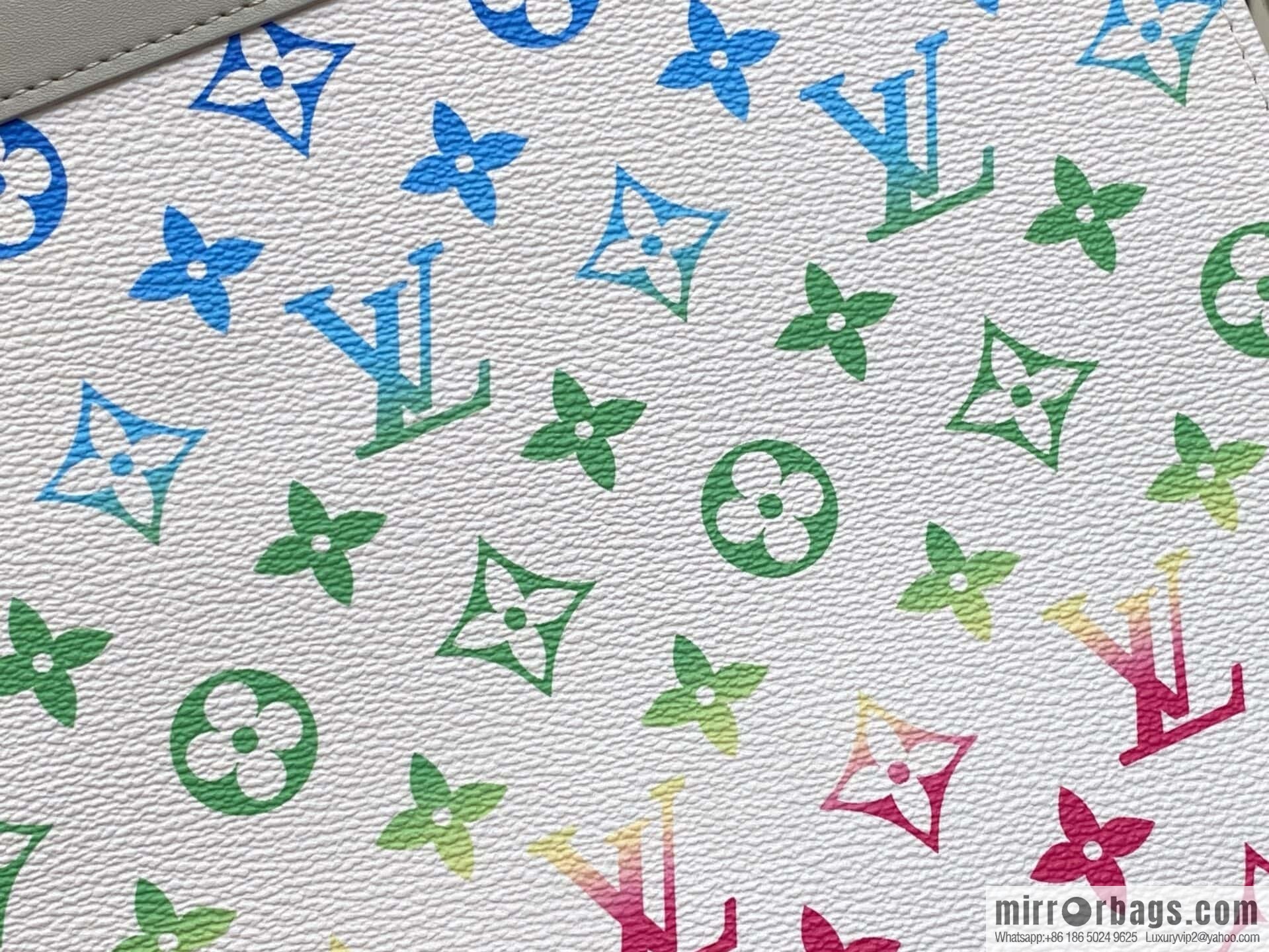 [Boutique‑grade] M13907 white gradual change handbag clutch bag POCHETTE VOYAGE medium handbag