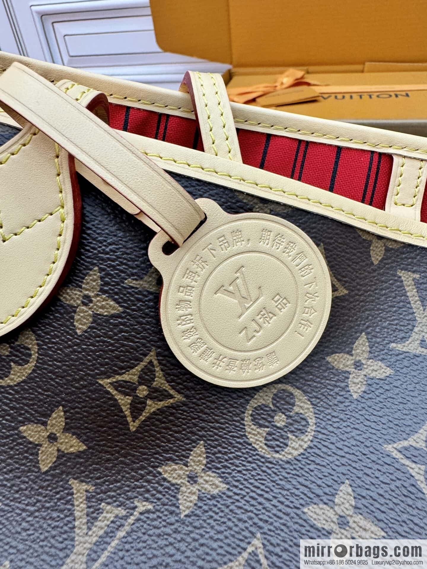 LV M46987 CUSTOMIZABLE Neverfull MM