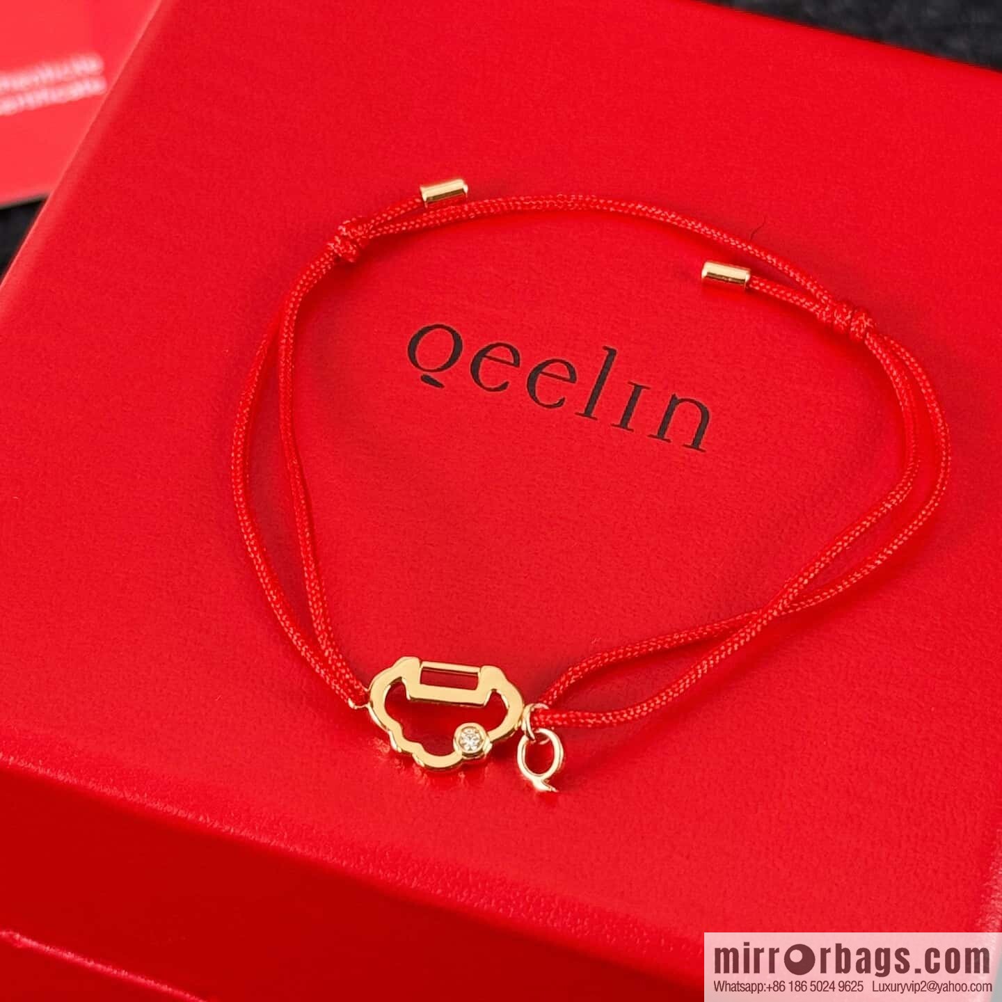 ☀️Qeelin three gourd red rope bracelets