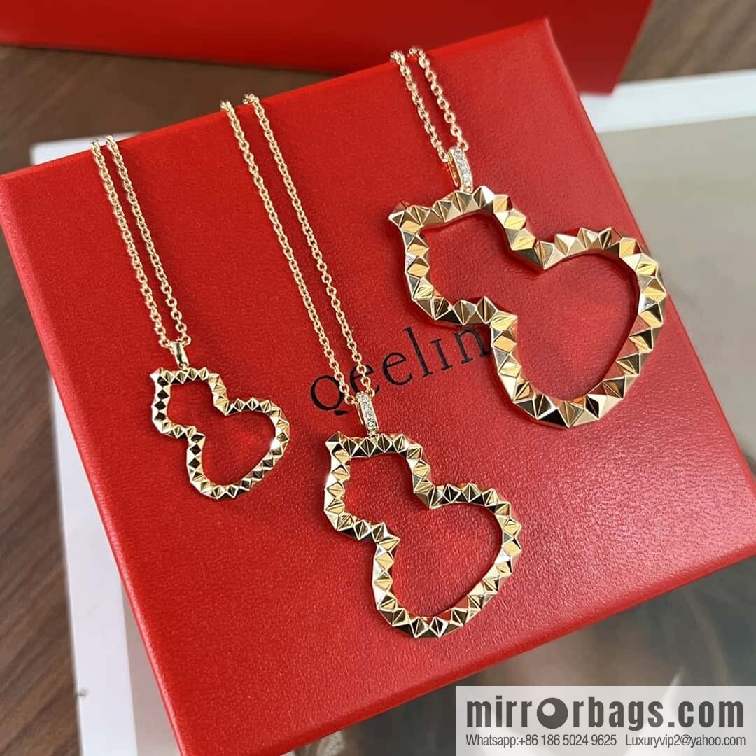 ❗️New ❗️ ☀️ Original ☀️ Qeelin 18 series rose gold gourd necklace ☀️