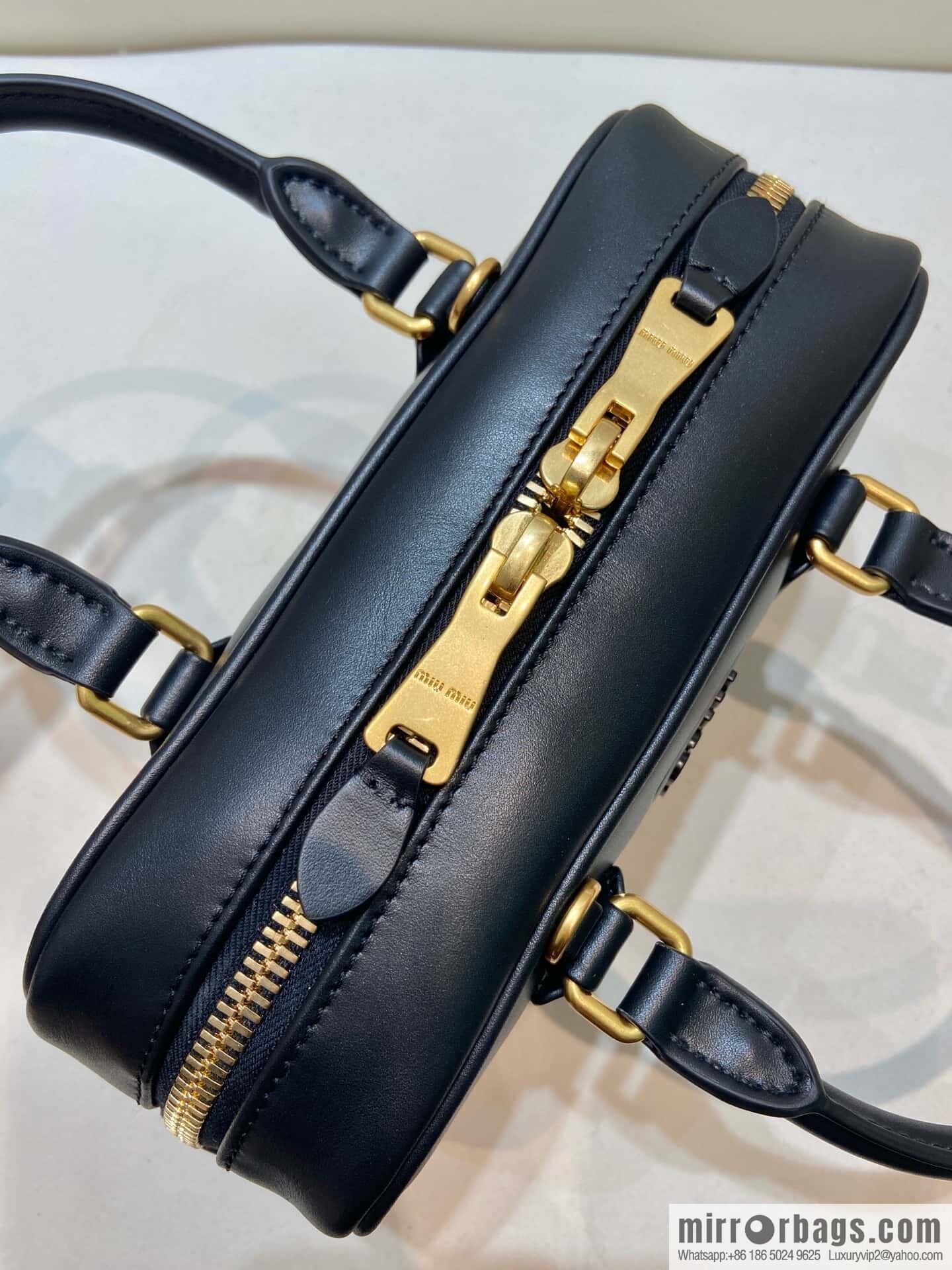 MIUMIU new bowling bag Softy Padded 🎳 black