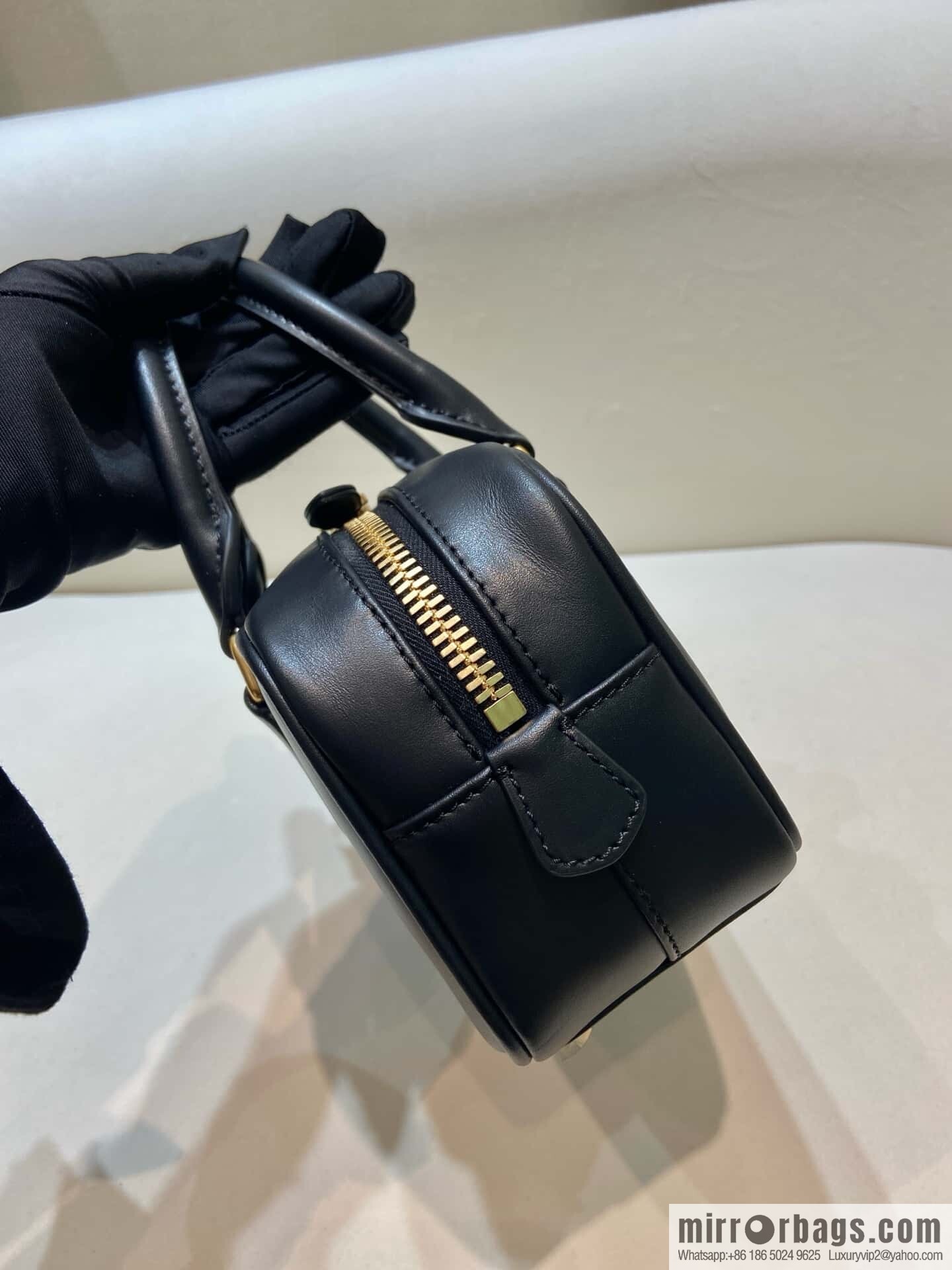 MIUMIU new bowling bag Softy Padded 🎳 black