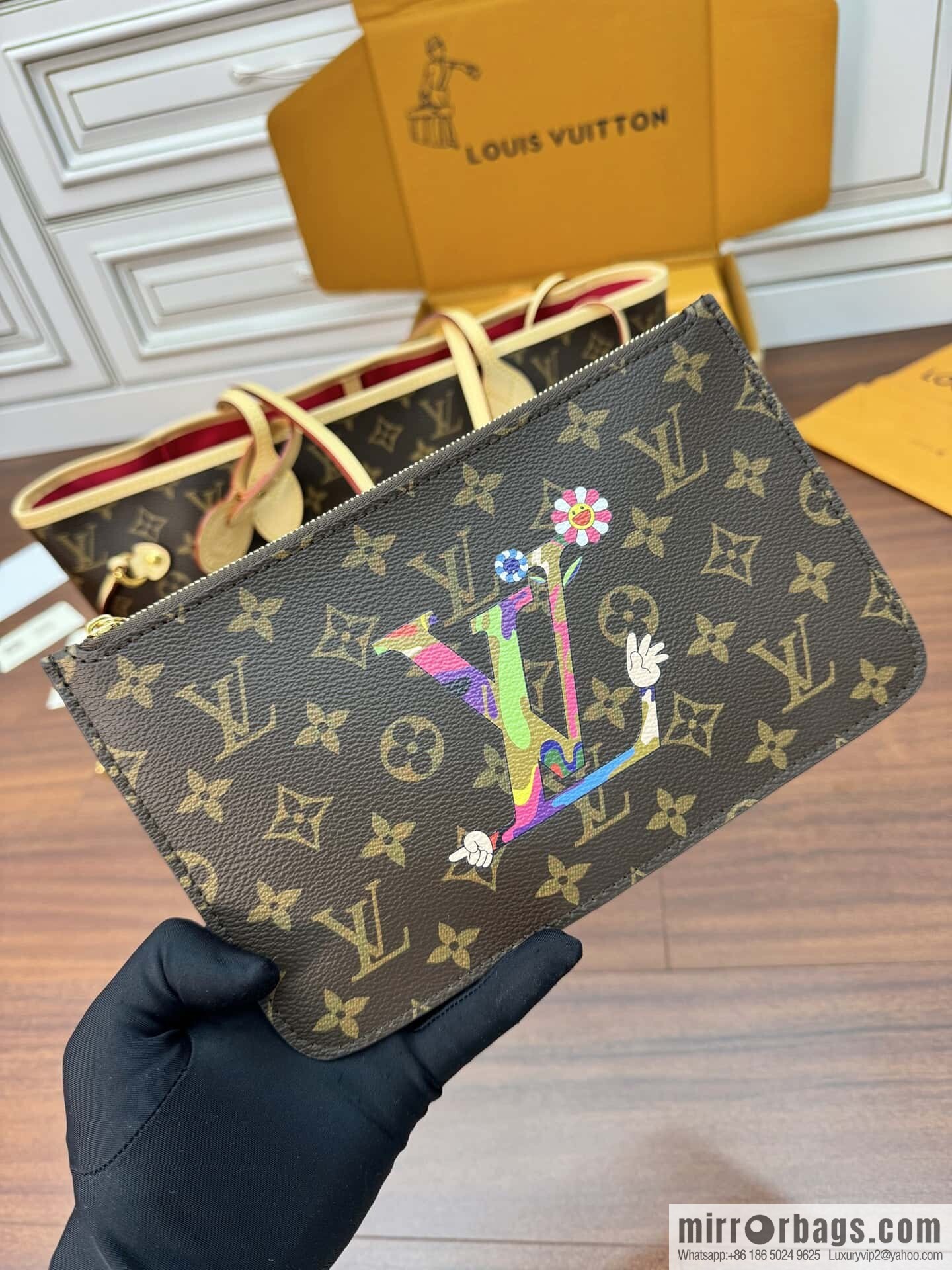 LV M13271 LV x TM Neverfull MM
