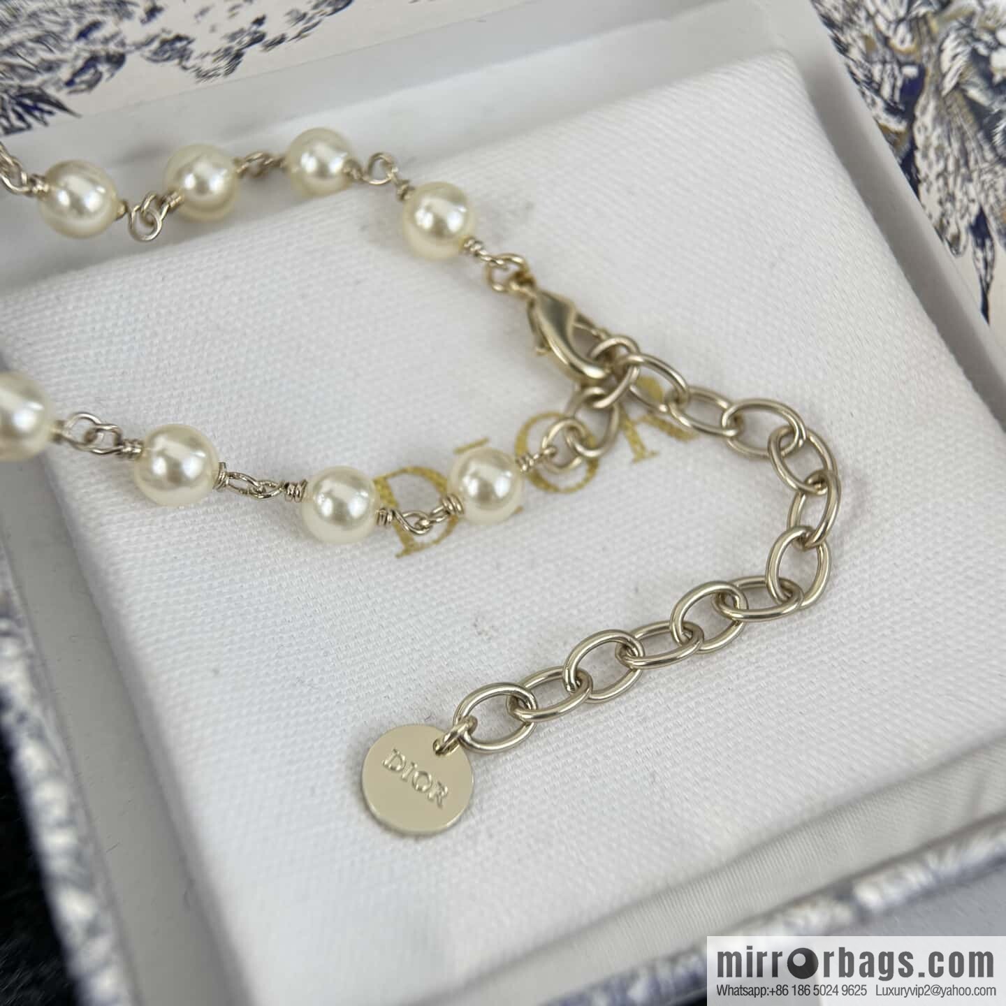 ❗️New ❗️ ☀️ New ☑️ Dior DIOR butterfly pearl necklace ☀️