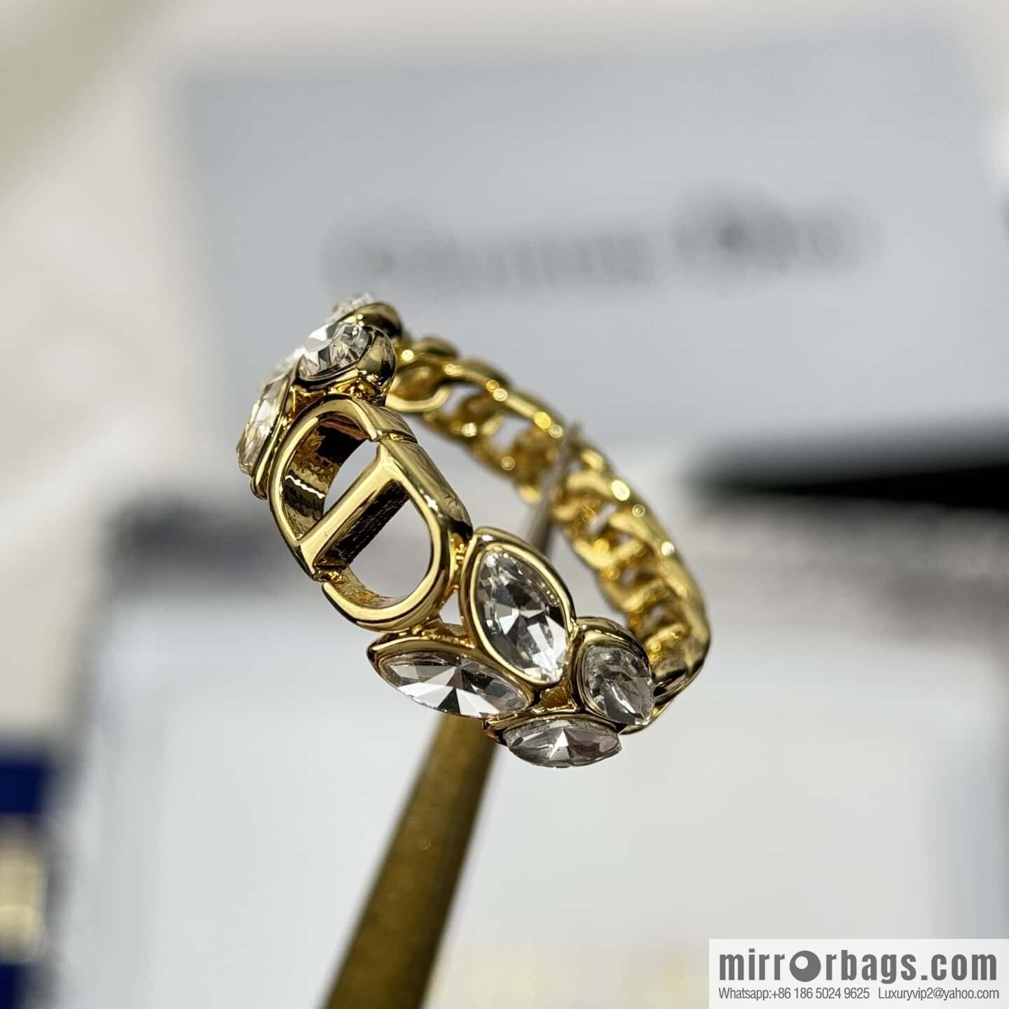 ❗️New ❗️ Dior Ring ☀️ New ☑️ Dior DIOR Horse Eye Diamond CD Ring ☀️