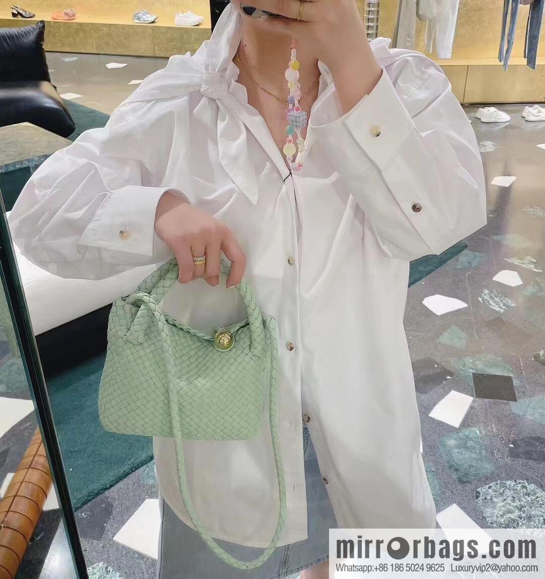 BV Small Tosca Crossbody Bag, Fresh Mint Green 777575