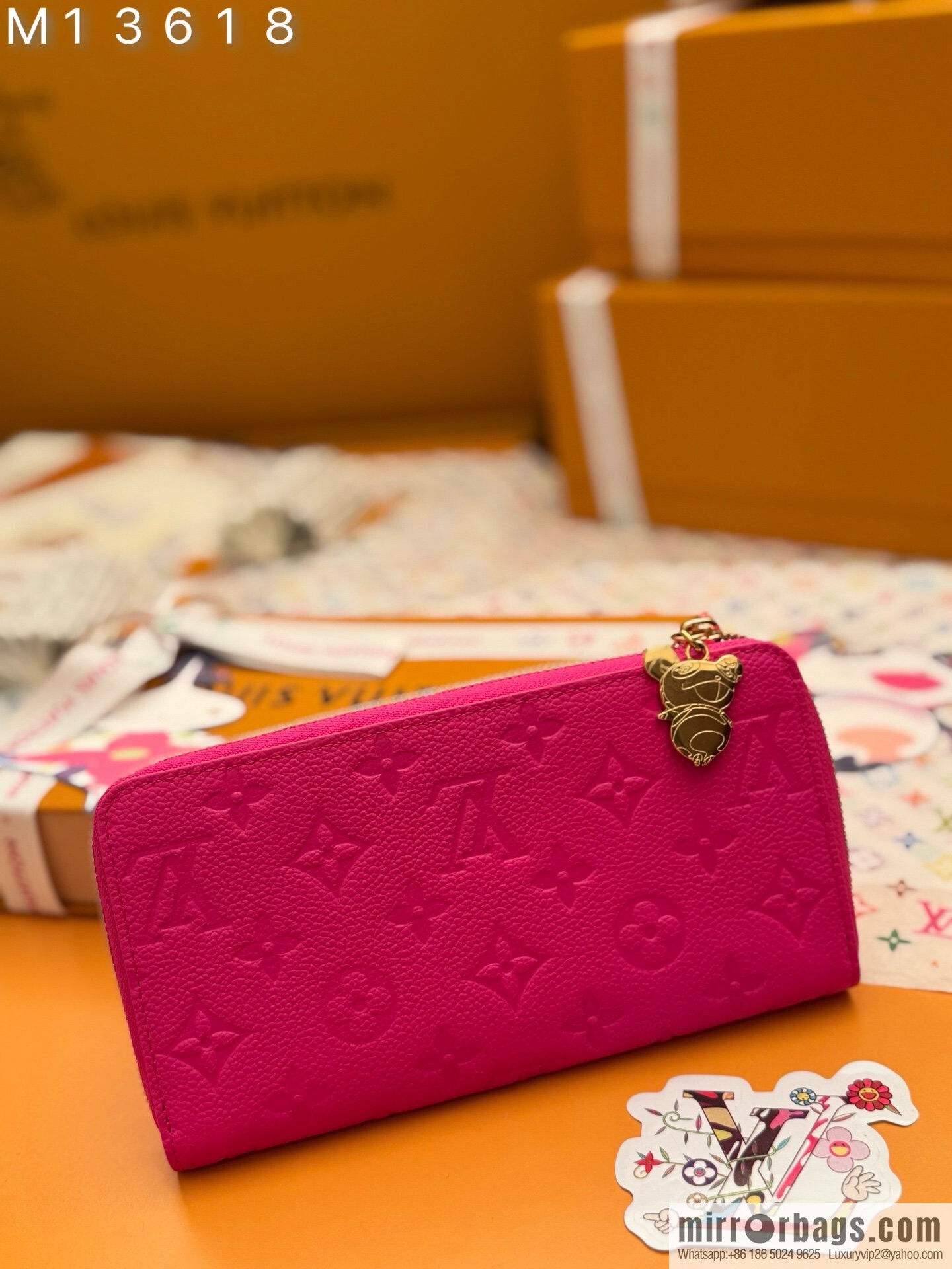 LV M13618 LV x TM Zippy Wallet