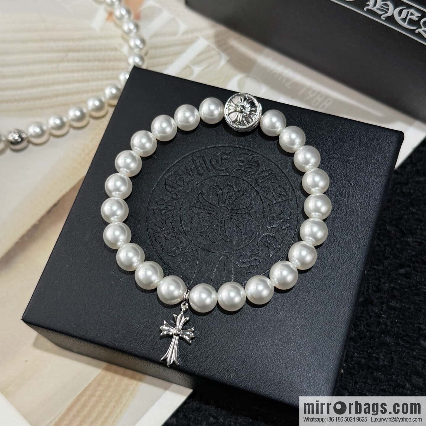 ❗New ❗ ☀ New Croxin Cross Pearl Necklace, Bracelet ☀