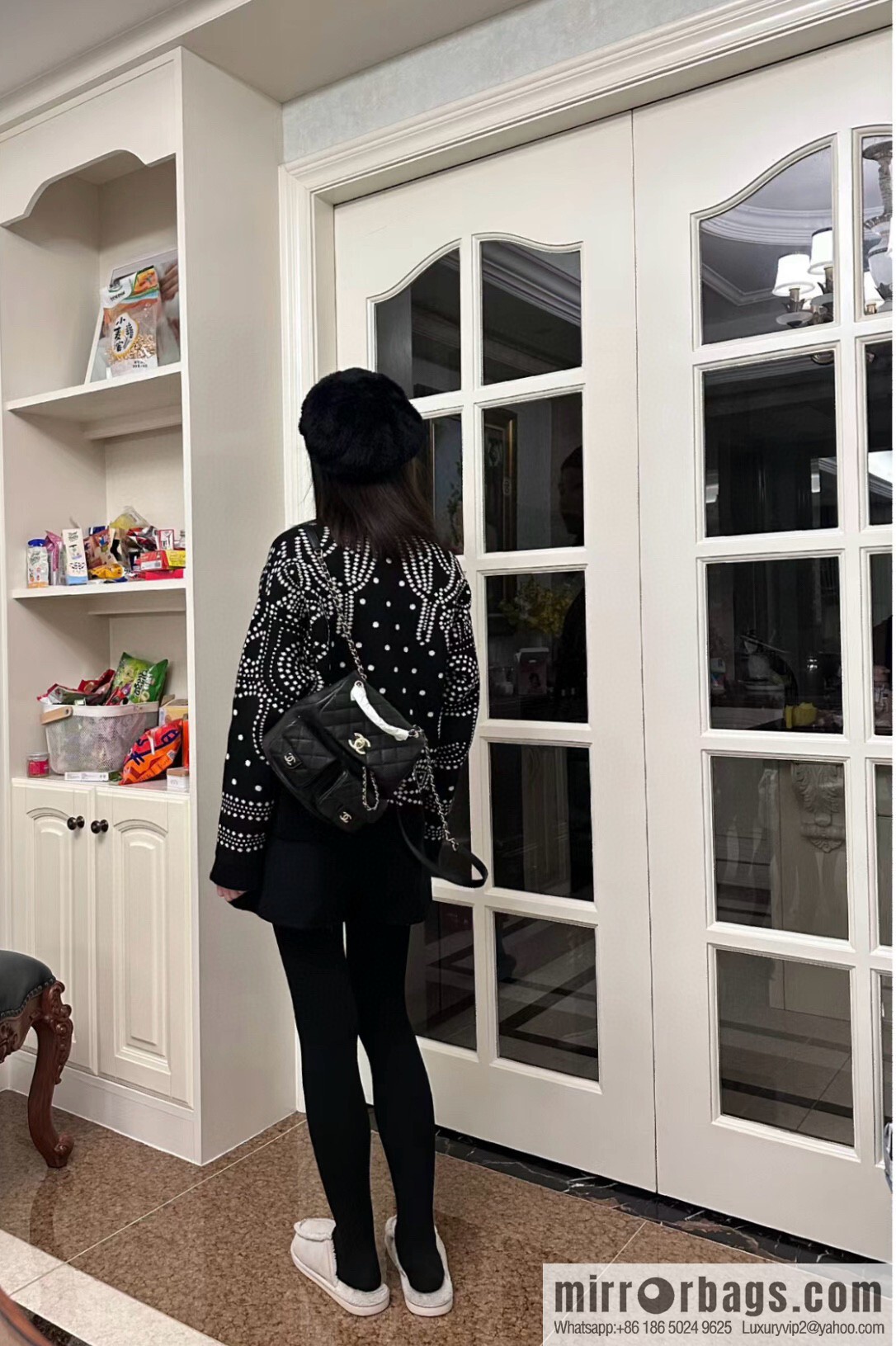 𝗖𝗛𝗔𝗡𝗘𝗟 23P new Duma shoulder, cowhide Mini AS3787