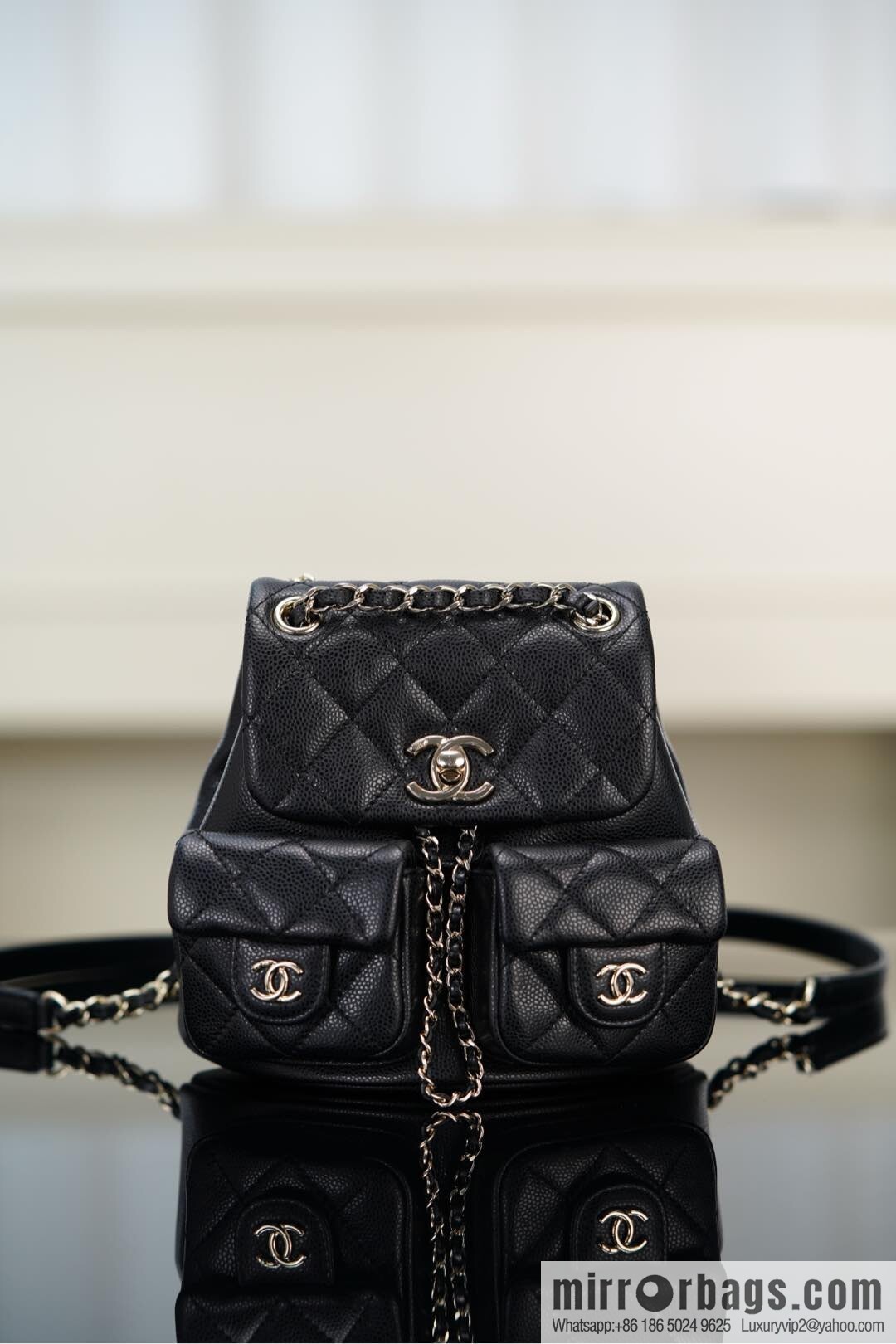 𝗖𝗛𝗔𝗡𝗘𝗟 23P new Duma shoulder, cowhide Mini AS3787