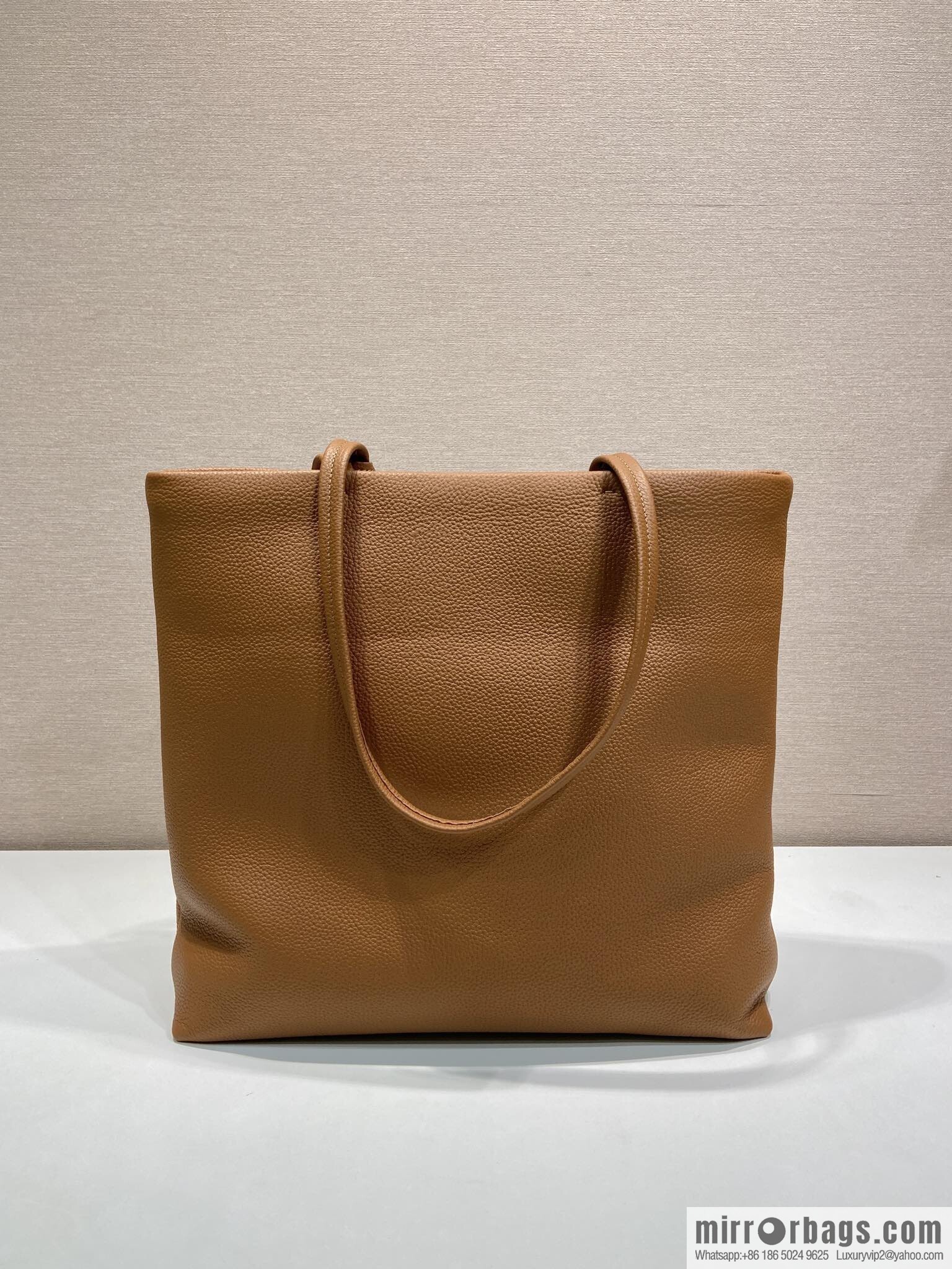 PRADA ๐ new tote bag ๐ 2VG130 men's ๐๐ caramel color