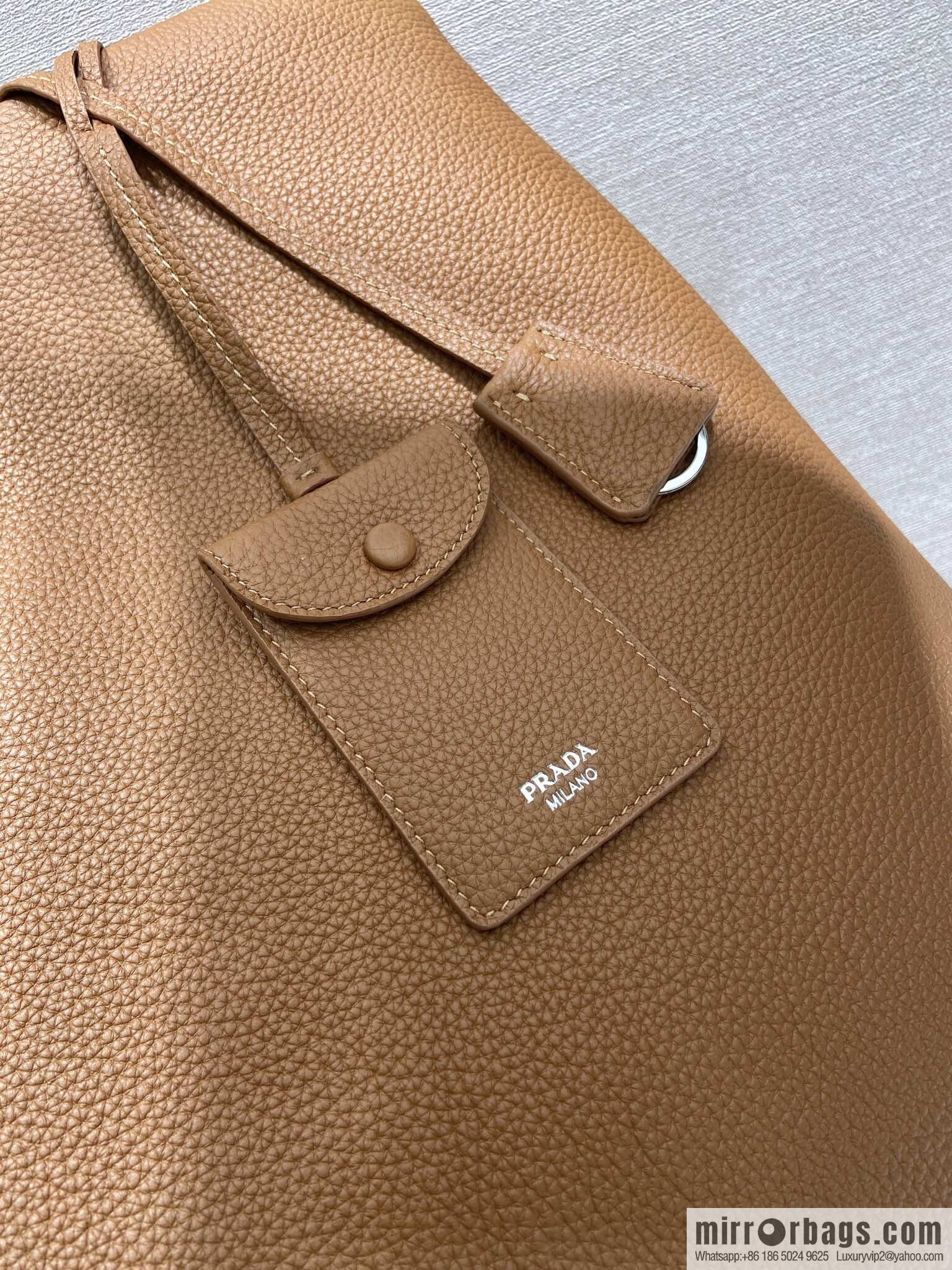 PRADA ๐ new tote bag ๐ 2VG130 men's ๐๐ caramel color
