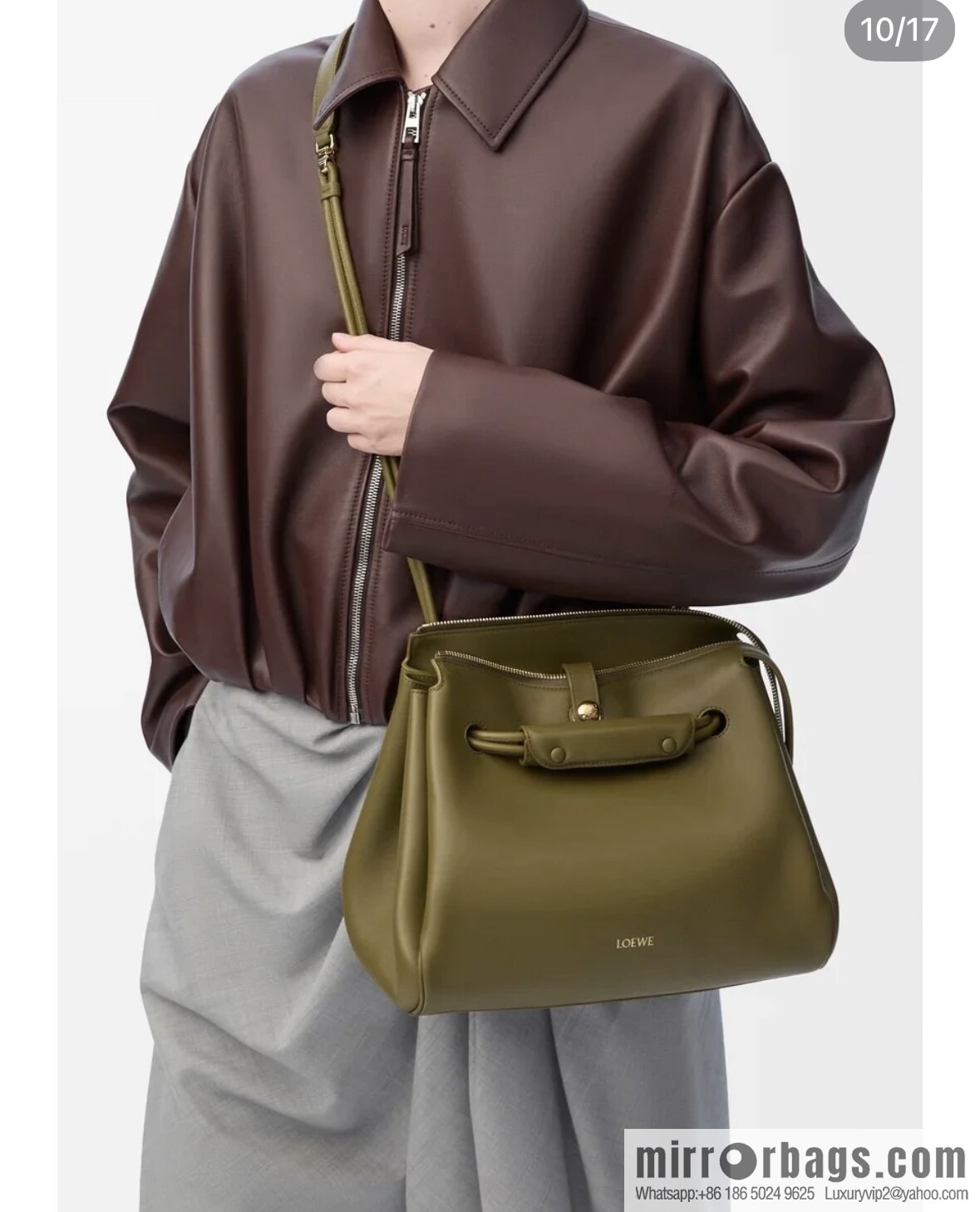 LOEWE new Madrid S 0807 olive green