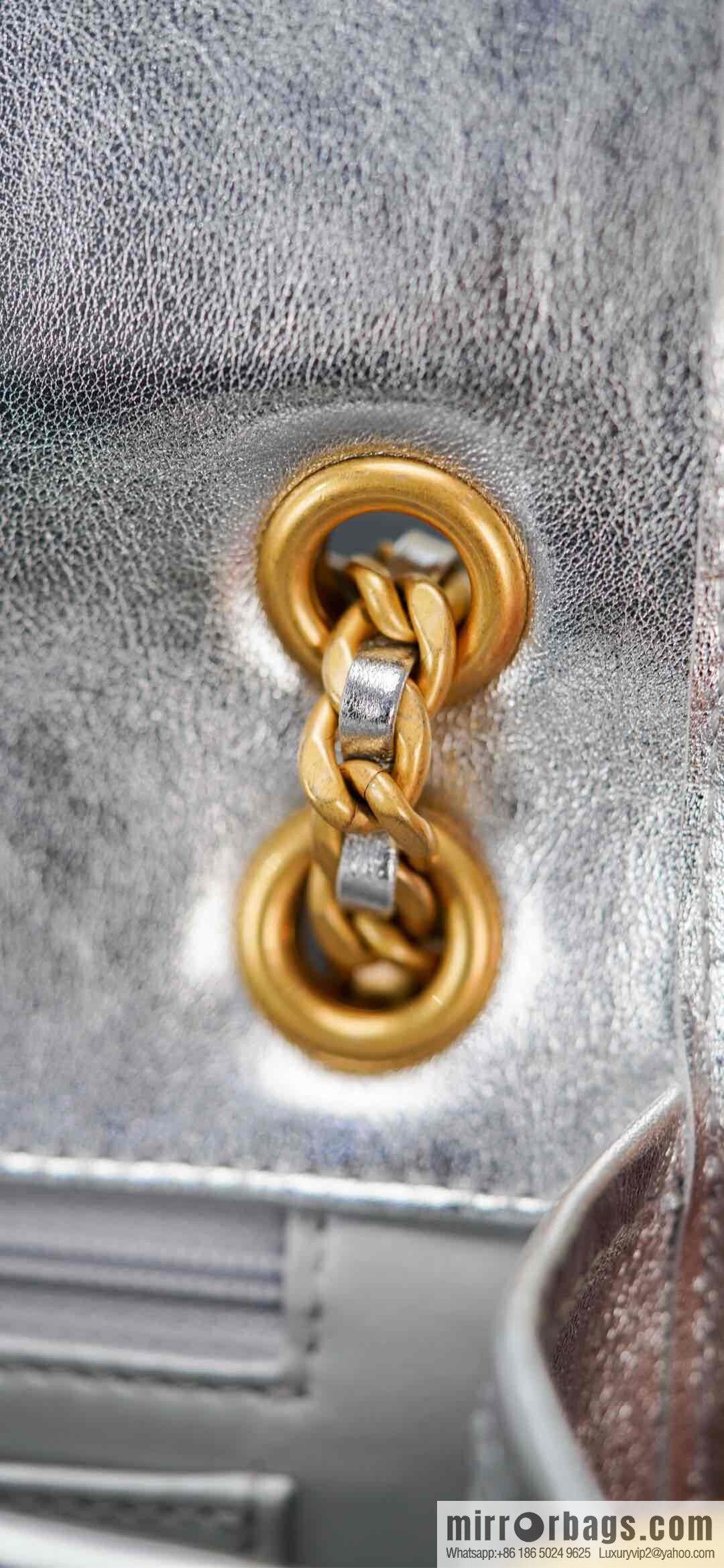 𝐂𝐡𝐚𝐧𝐞𝐥 𝟐𝟓𝐜 show new braided chain bag AS4797 silver