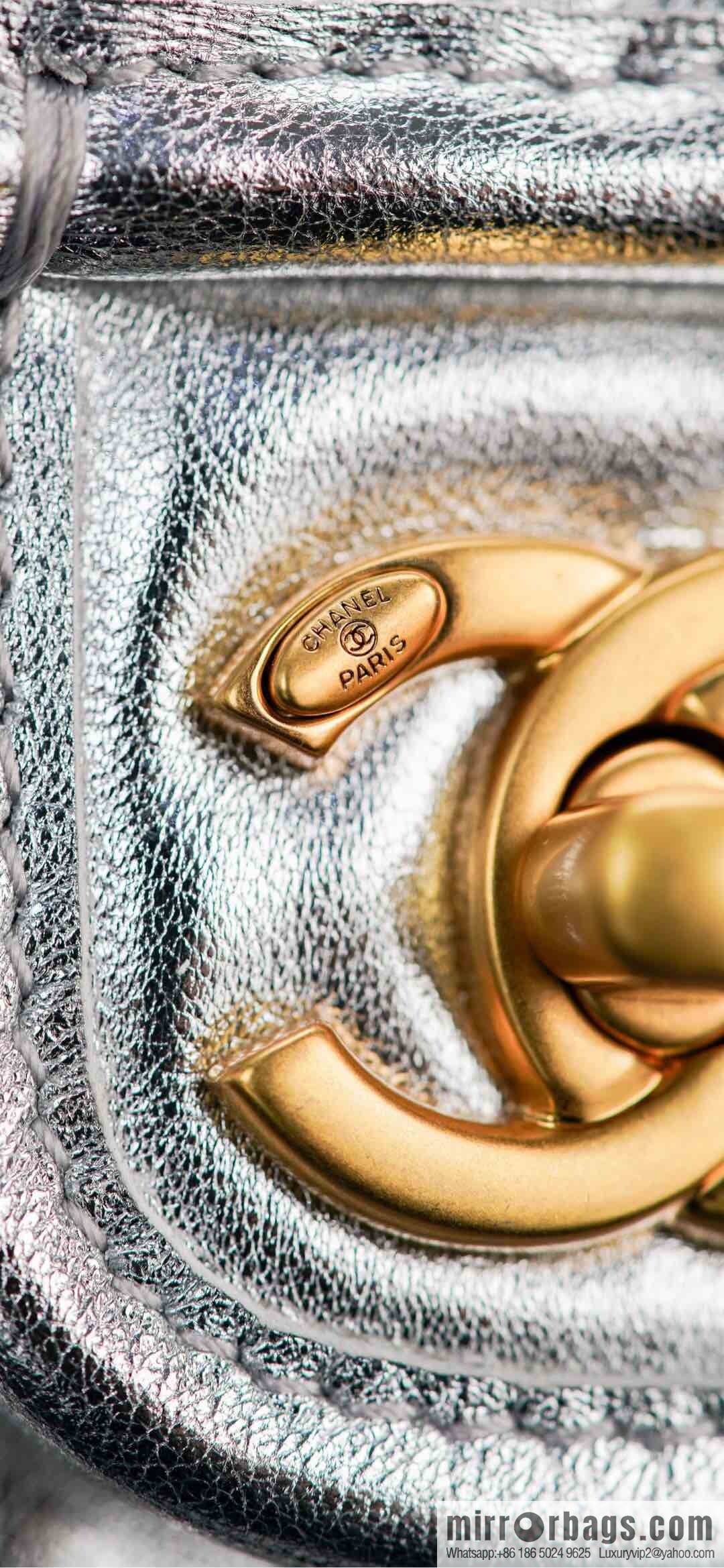 𝐂𝐡𝐚𝐧𝐞𝐥 𝟐𝟓𝐜 show new braided chain bag AS4797 silver