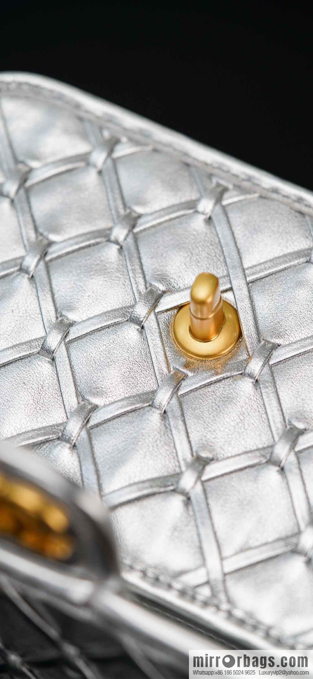 𝐂𝐡𝐚𝐧𝐞𝐥 𝟐𝟓𝐜 show new braided chain bag AS4797 silver