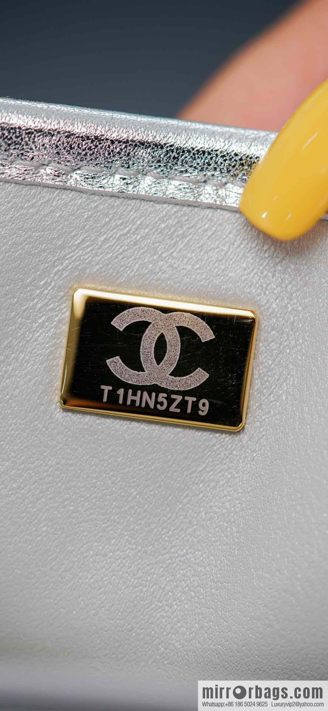 𝐂𝐡𝐚𝐧𝐞𝐥 𝟐𝟓𝐜 show new braided chain bag AS4797 silver