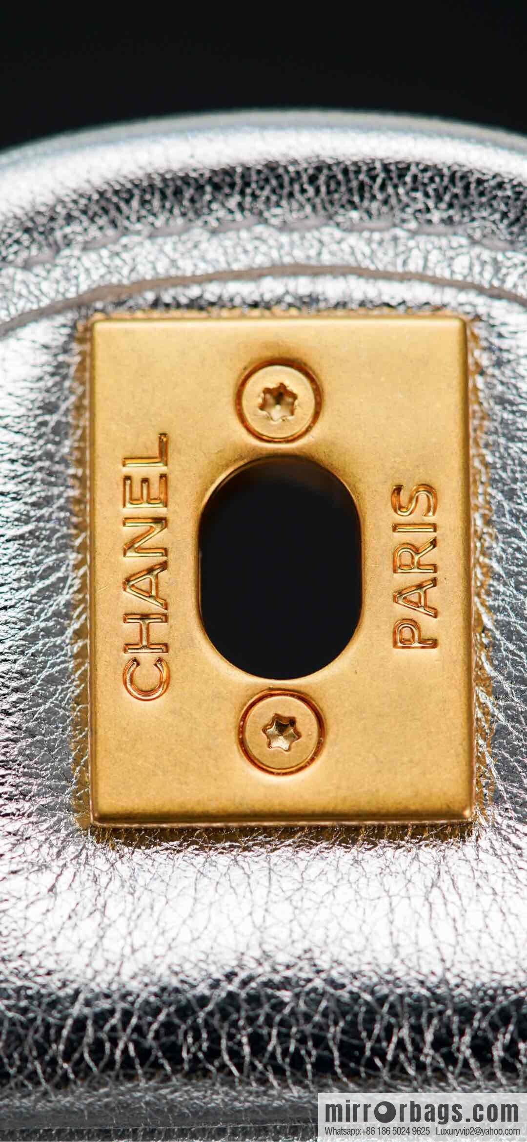 𝐂𝐡𝐚𝐧𝐞𝐥 𝟐𝟓𝐜 show new braided chain bag AS4797 silver