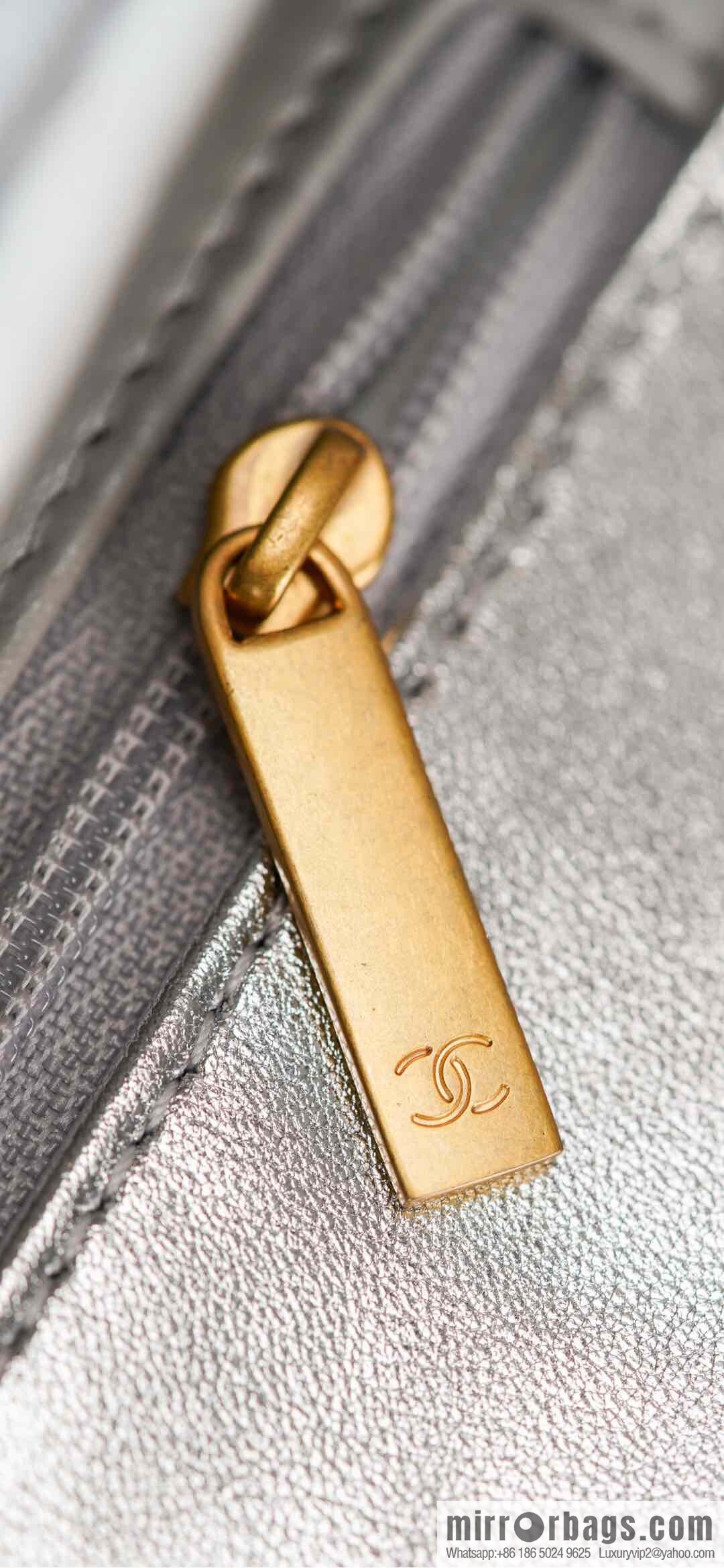 𝐂𝐡𝐚𝐧𝐞𝐥 𝟐𝟓𝐜 show new braided chain bag AS4797 silver