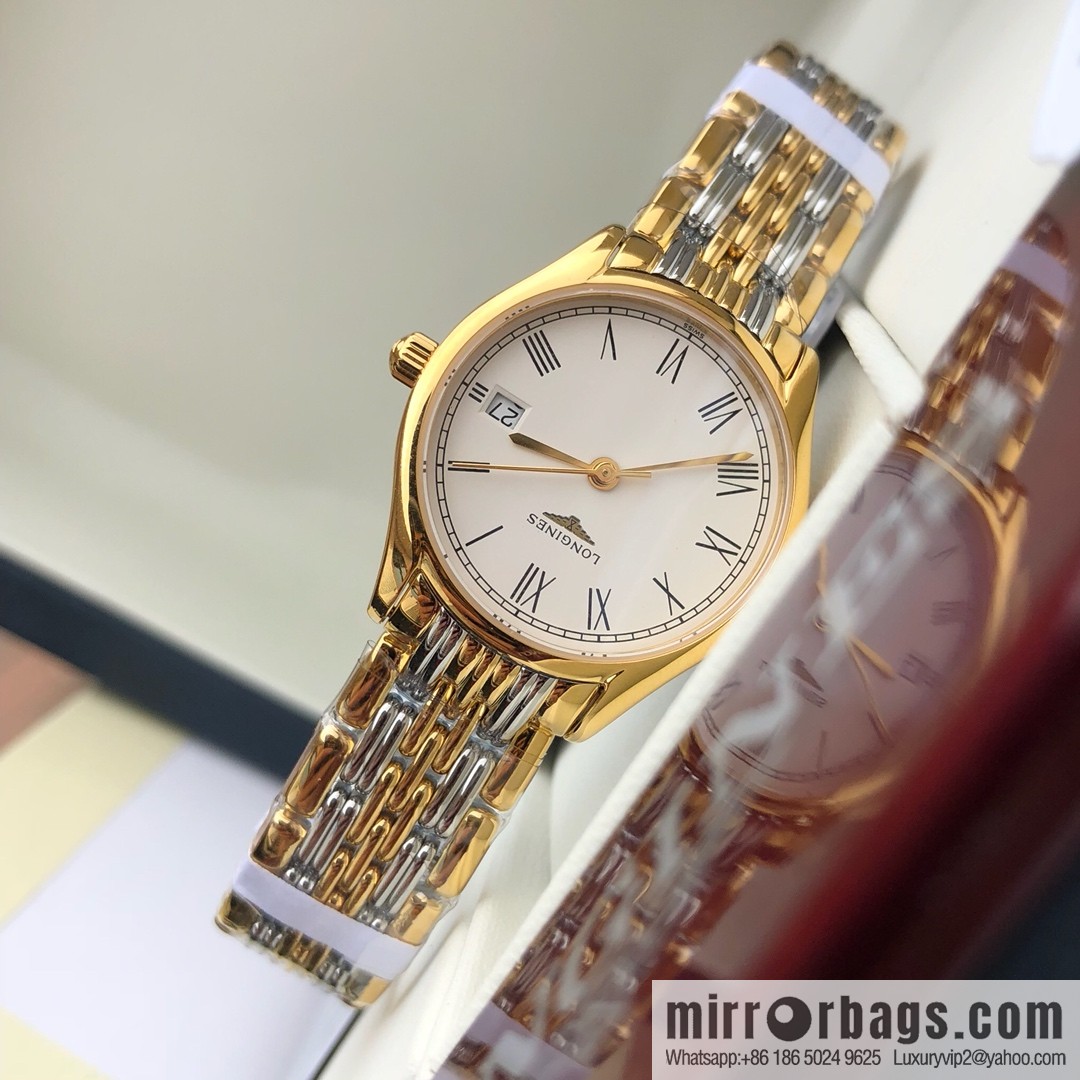 Longines Luya Series - Casual Fashion Couple Ladies Quartz Watch Men's 39mm, Women's 24mm